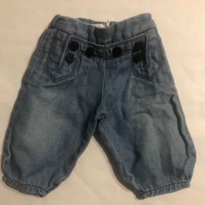 Chloe baby denim sailor pant